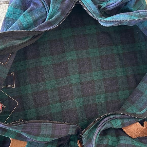 Micky Mouse Plaid Duffel Bag - Green and Brown - Picture 6 of 8